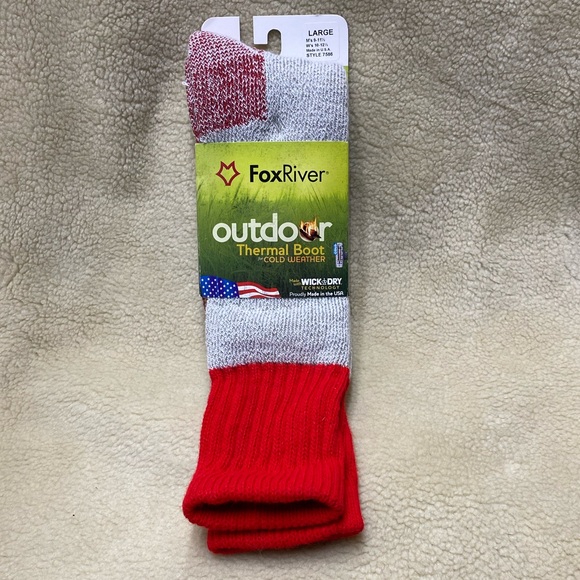 FOX RIVER Thermal Boot Socks | Heavy Weight Wool Blend | Size Large - Picture 2 of 4